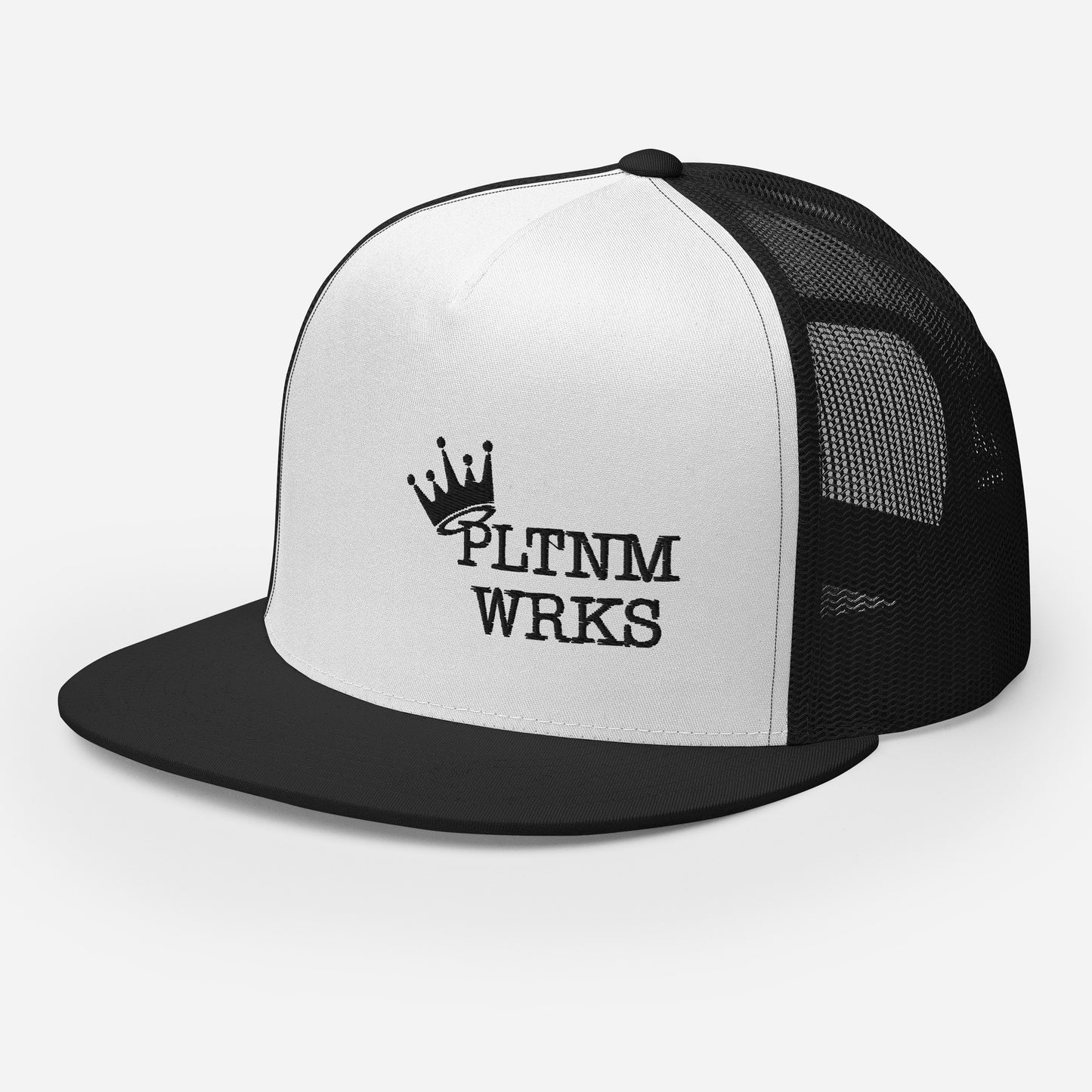 Trucker Snapback Black logo