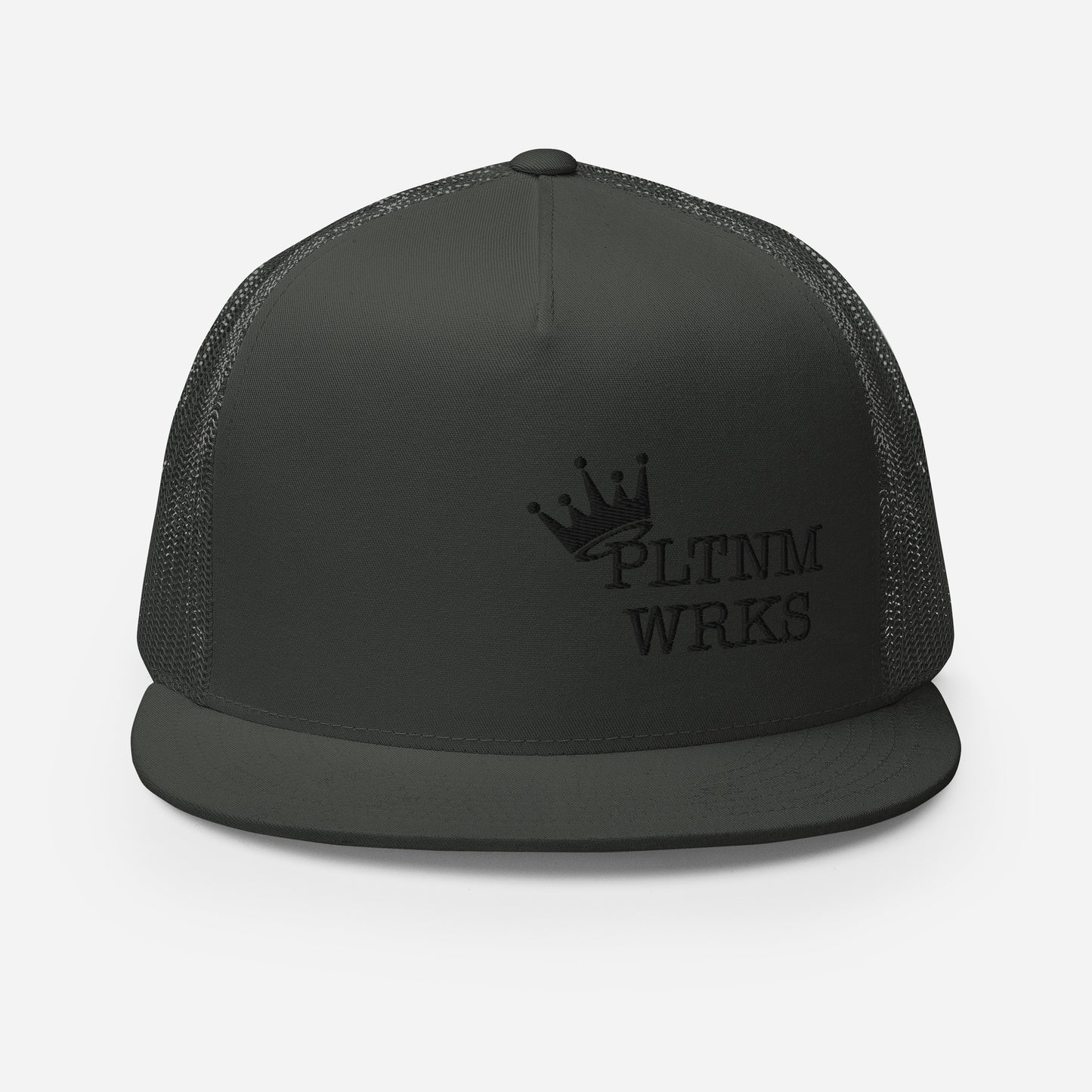 Trucker Snapback Black logo