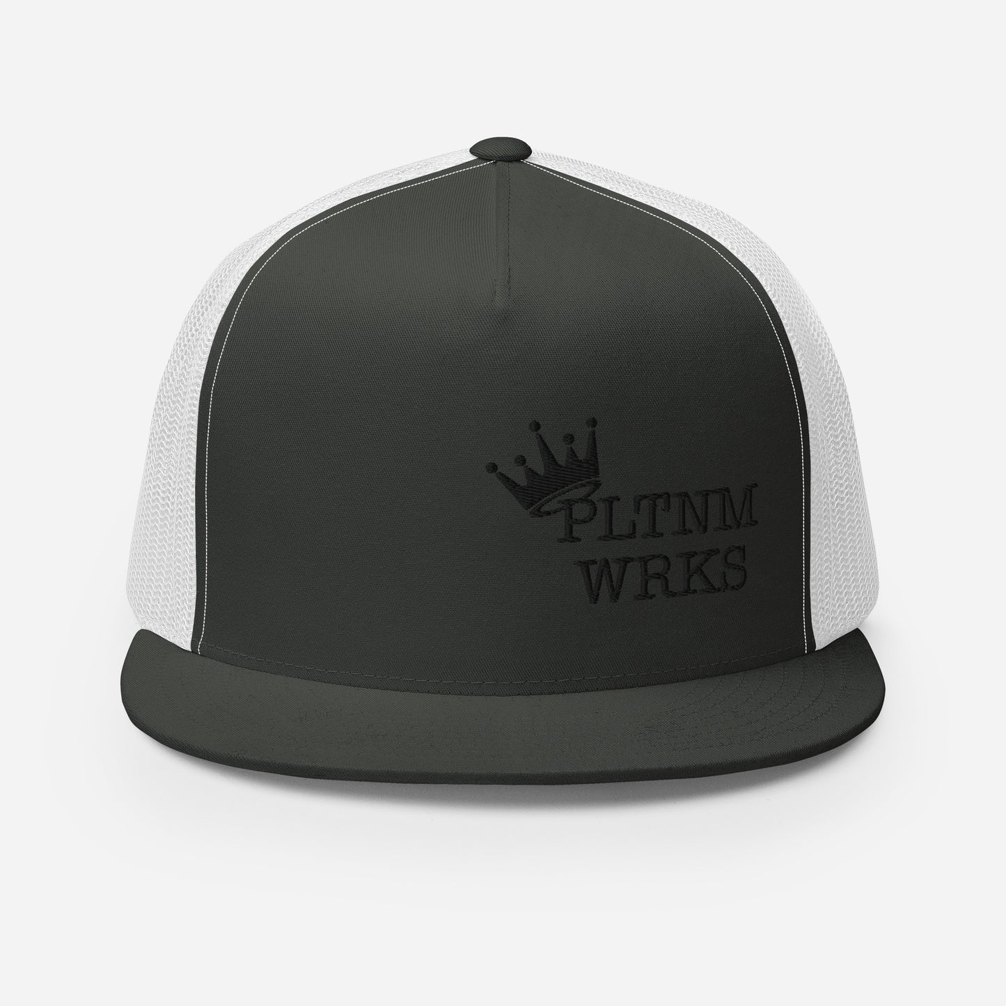 Trucker Snapback Black logo