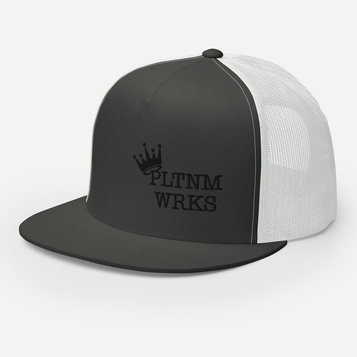 Trucker Snapback Black logo