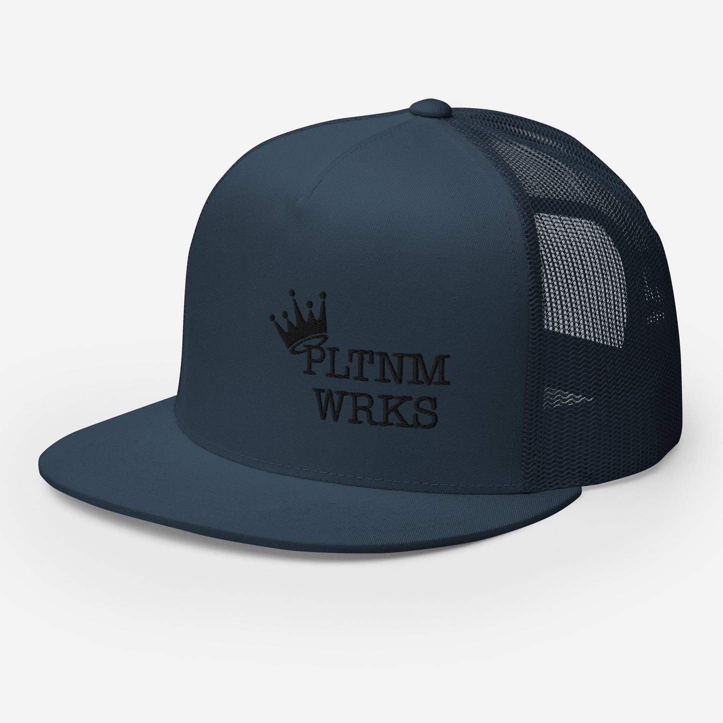 Trucker Snapback Black logo
