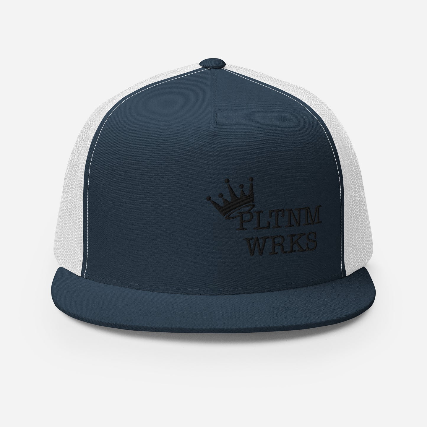 Trucker Snapback Black logo
