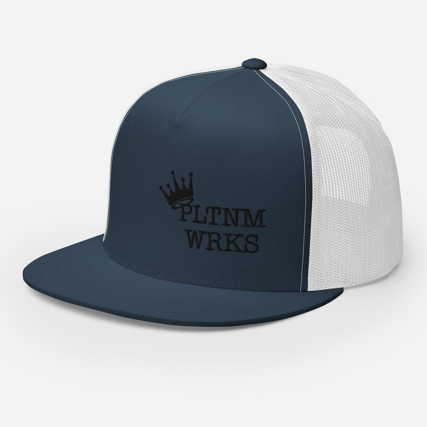 Trucker Snapback Black logo