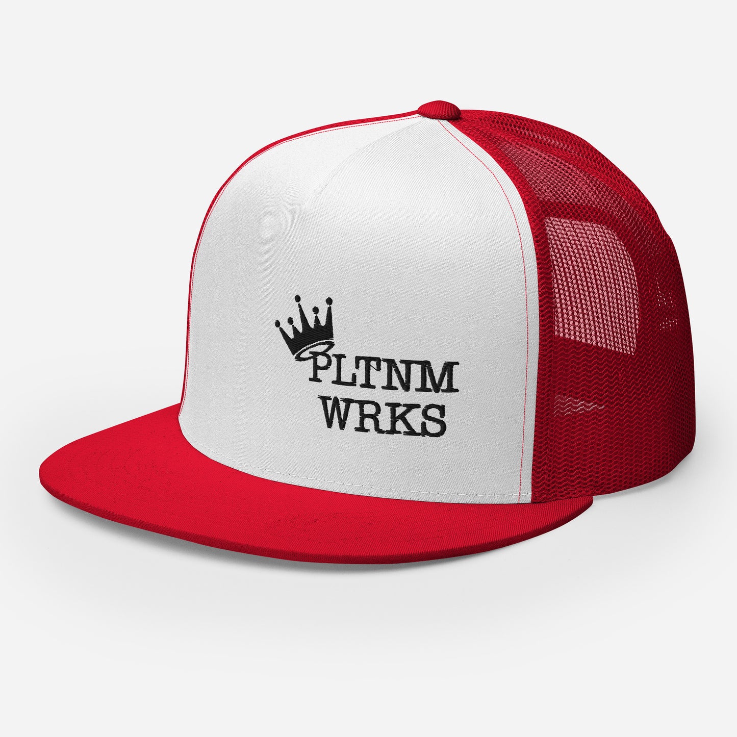 Trucker Snapback Black logo