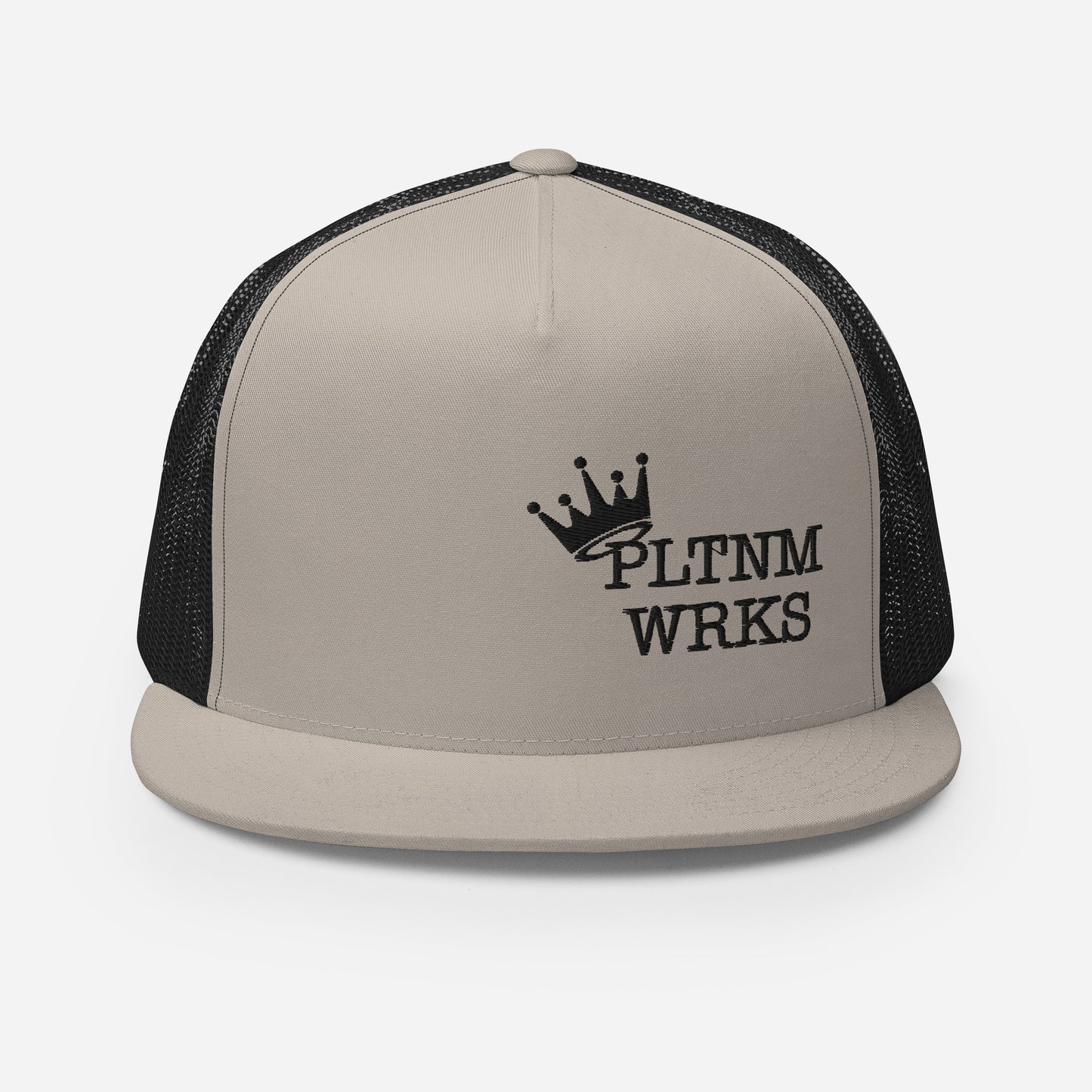 Trucker Snapback Black logo
