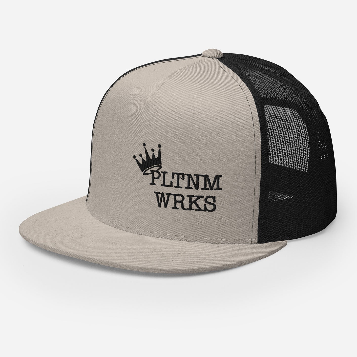 Trucker Snapback Black logo