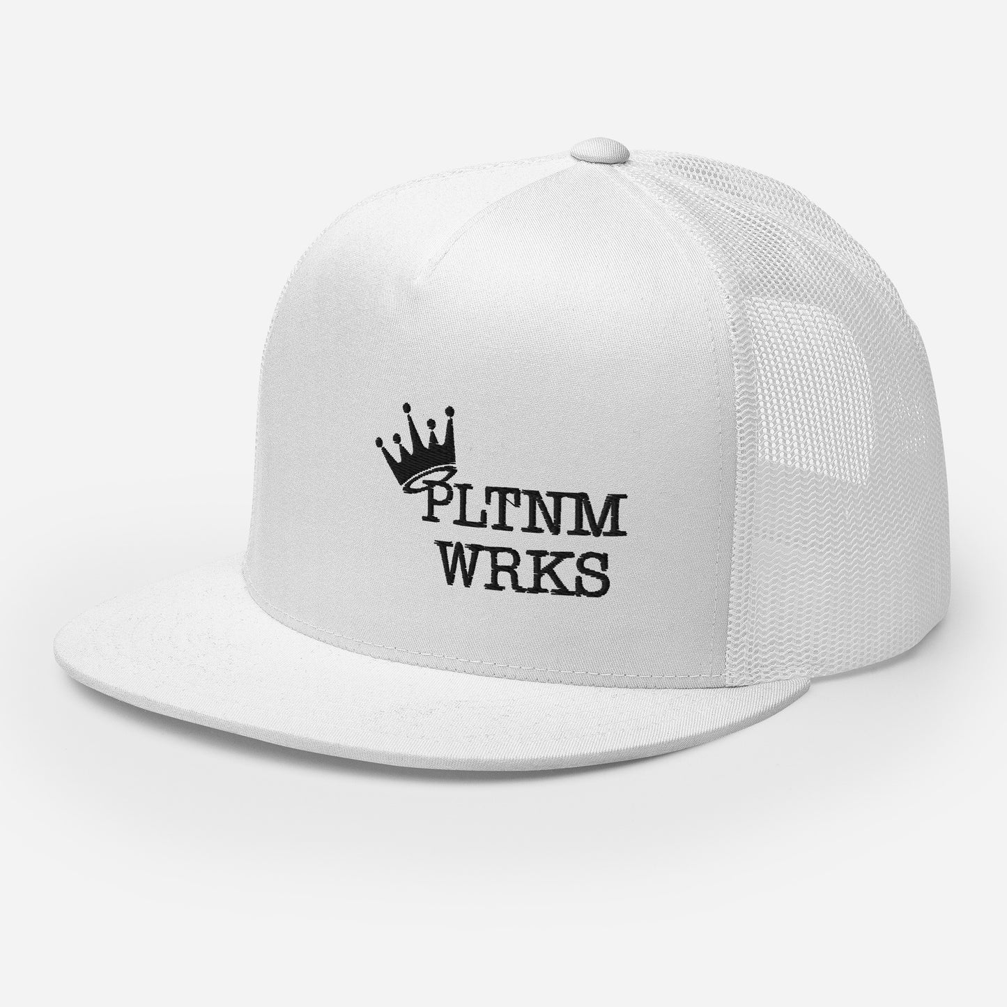 Trucker Snapback Black logo